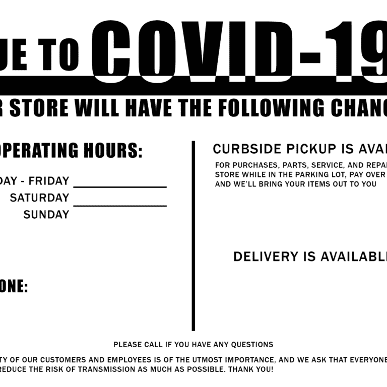 Covid 19 update