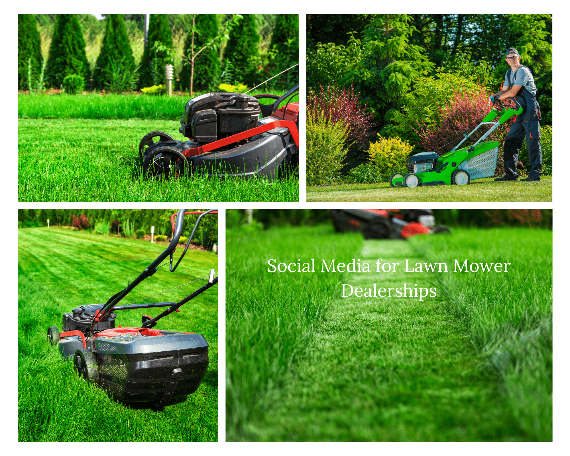 social media for lawn mower dealerships